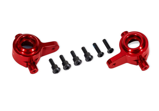 Traxxas 9064-RED Red Aluminum Steering Blocks