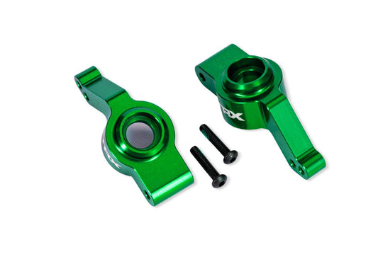 Traxxas 9065-GRN Green Aluminum Stub Axle Carriers