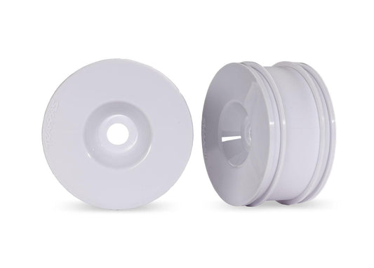 Traxxas 9070-WHT 3.0" White Dished Wheels (2) Jato 4X4.
