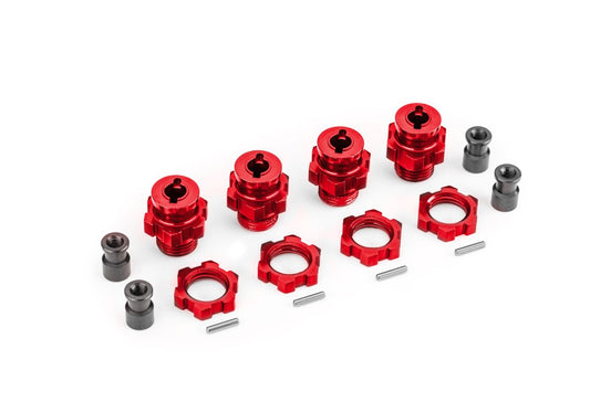 Traxxas 9086-RED 17mm Splined Wheel Hubs