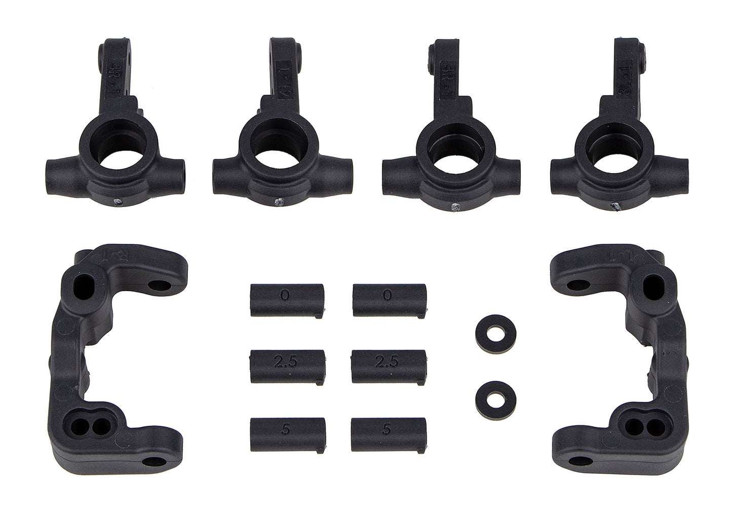 Team Associated ASC91985 RC10B6.4 Carbon Caster Blocks