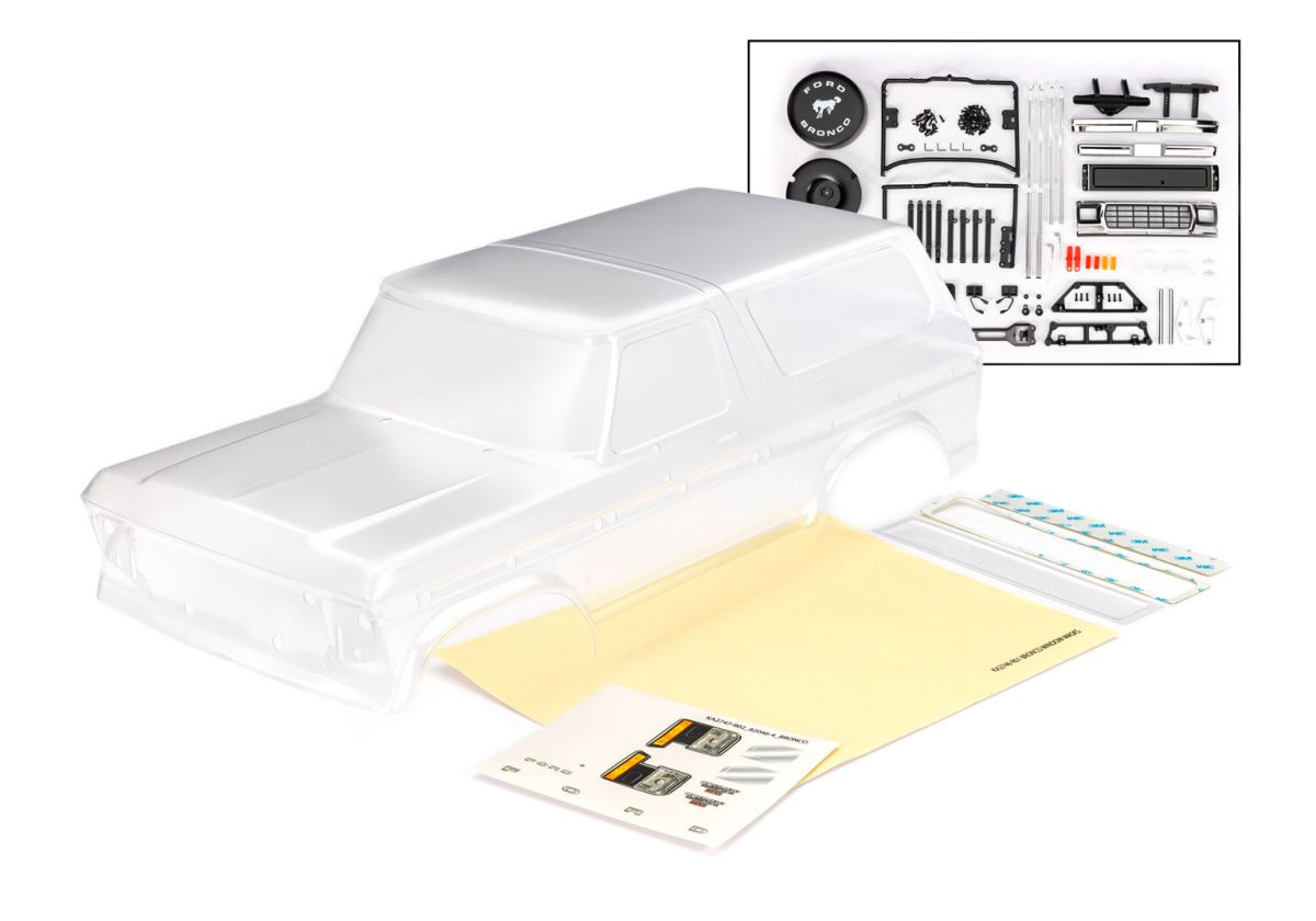 Traxxas 9240 Ford Bronco Clear Body