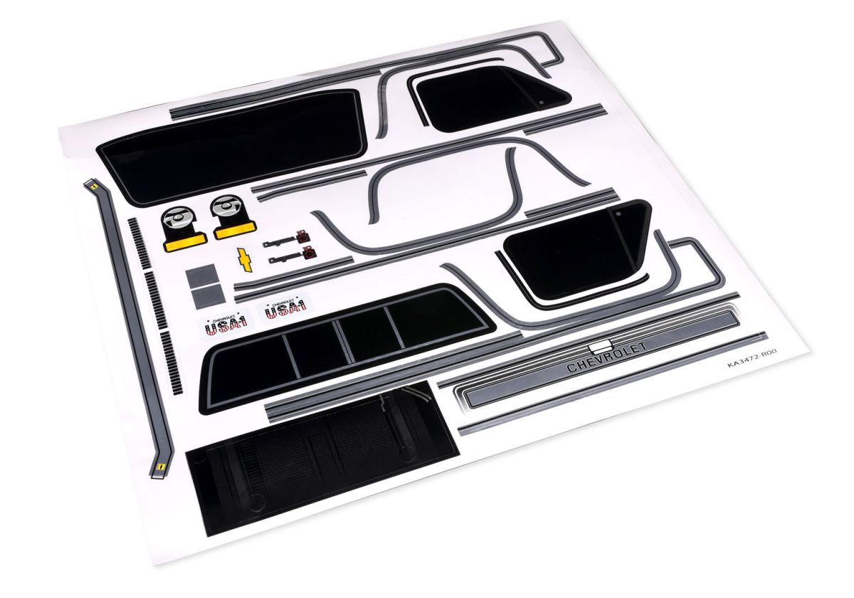 Traxxas 9299 Chevrolet K10 Decal Sheet