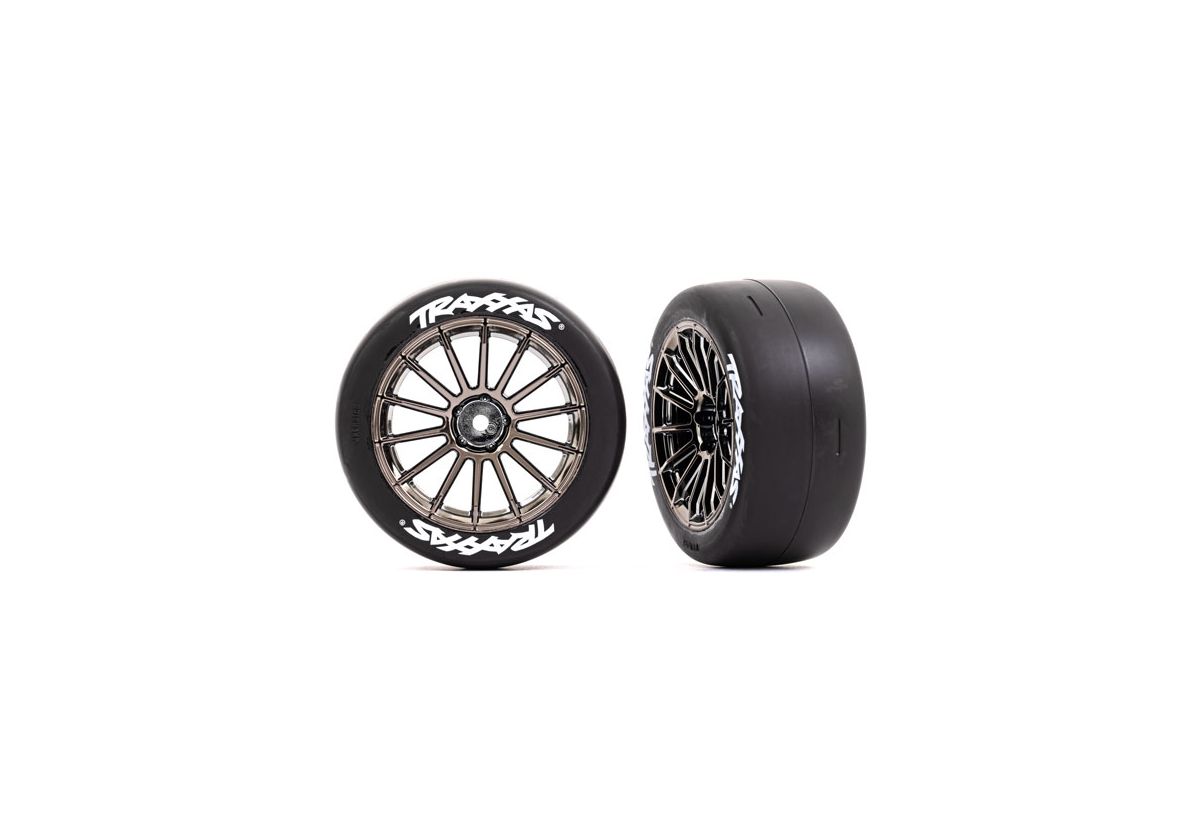 Traxxas 9374R 2.0" Front Wheels Response Tires