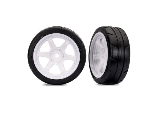 Traxxas 9377-WHT 1.9" Front Wheels Response Tires