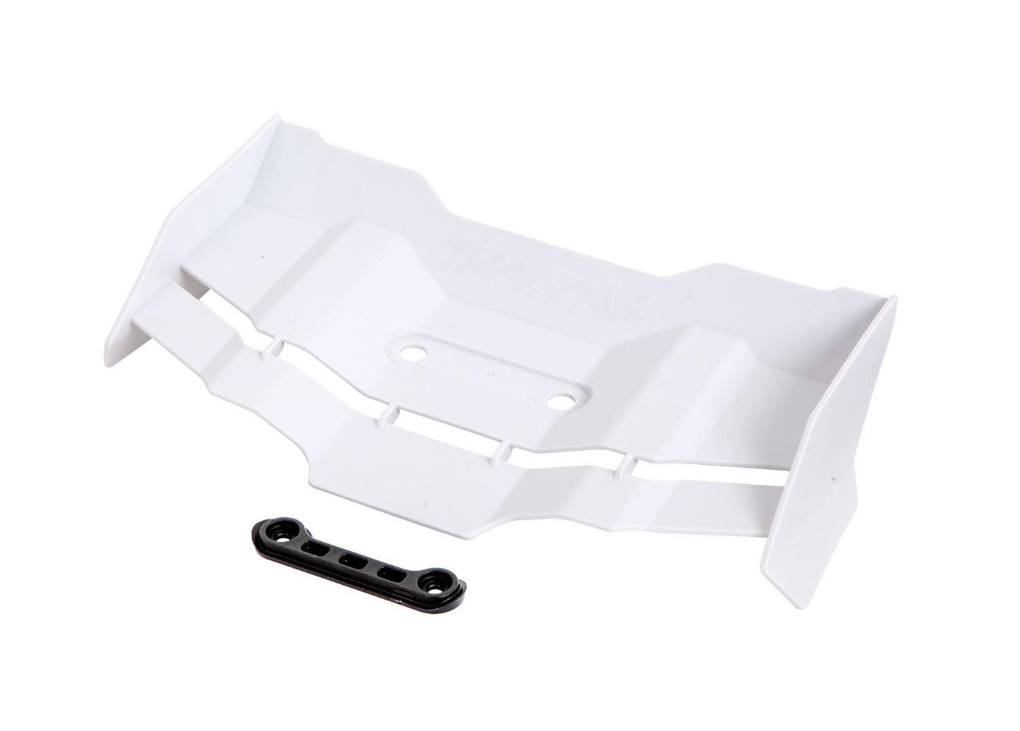 Traxxas 9517A White Rear Wing with Hardware.
