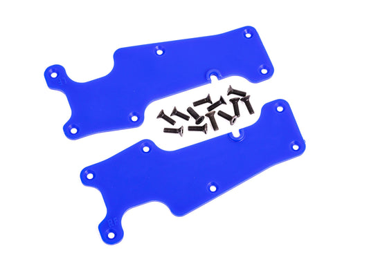 Traxxas 9633X Blue Front Suspension Arm Covers (2) Sledge