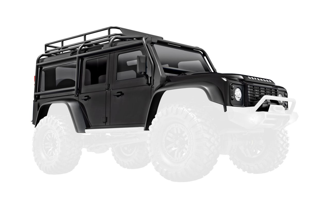 Traxxas 9712-BLK TRX-4M Defender Black Body
