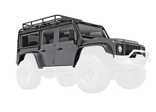 Traxxas 9712-SLVR TRX-4M Land Rover Defender Assembled Silver Body