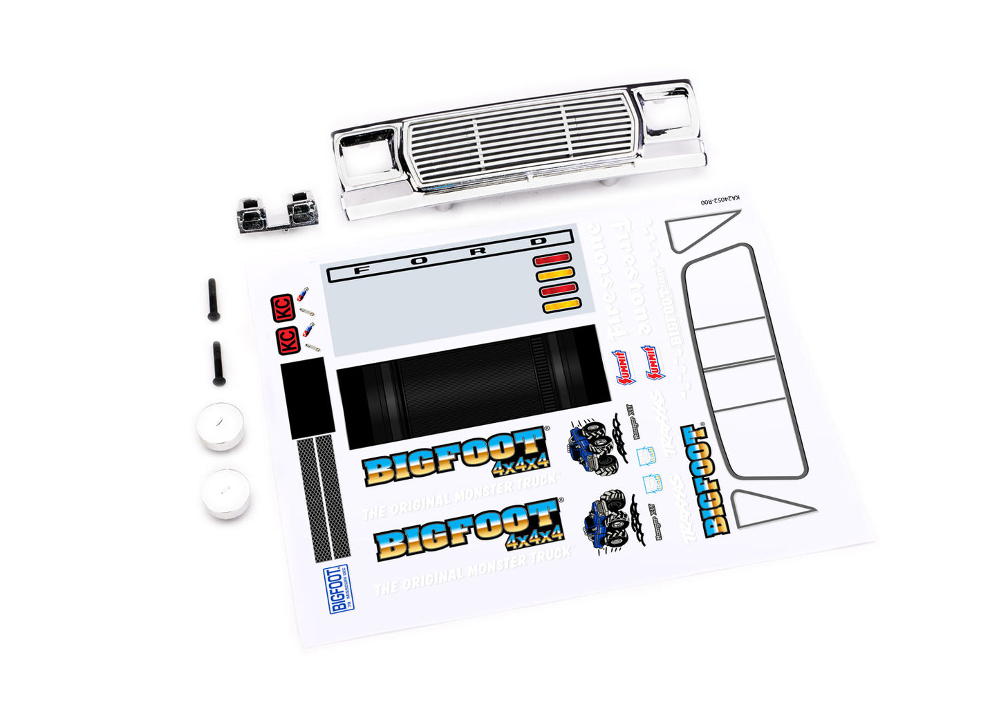 Traxxas 9844X TRX-4MT BIGFOOT No. 1 Body Kit