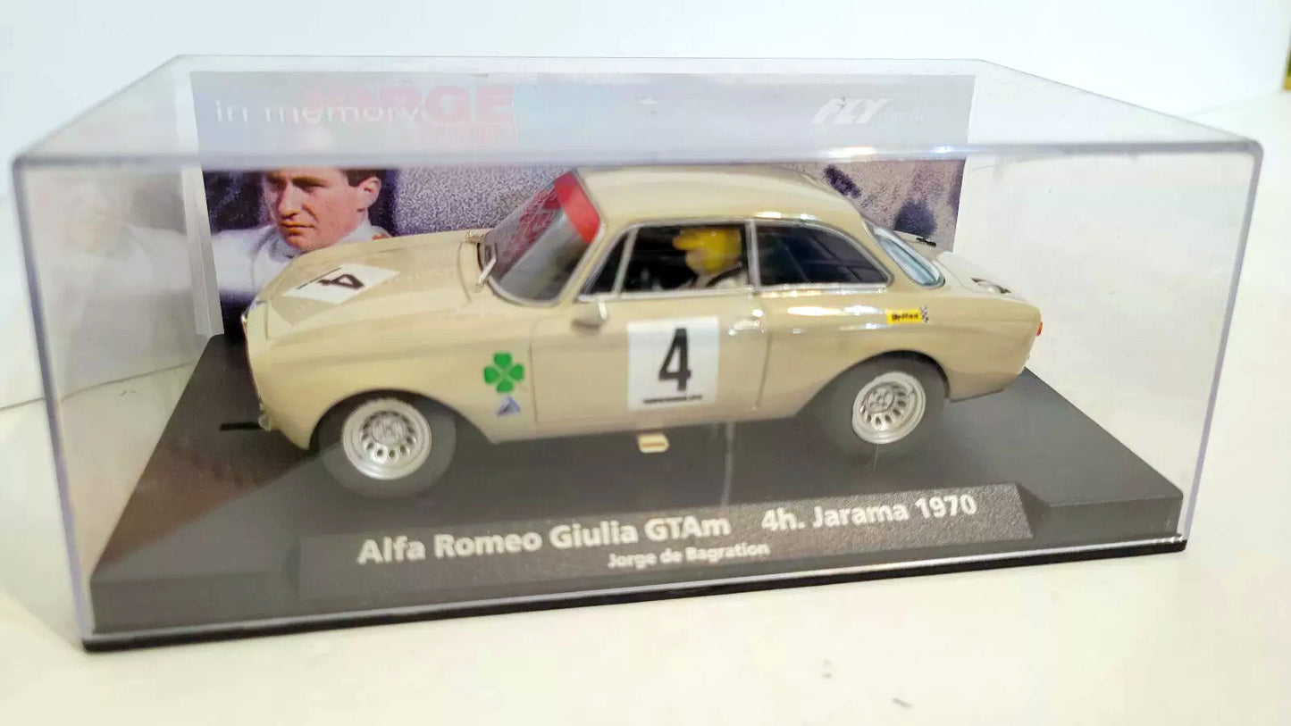 Fly 99120 Alfa Romeo Giulia GTAm 4h. Jarama 1970 1/32 Slot Car