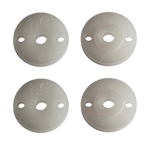 Associated 12 mm Pistons V2 2x1.6 Thin RC10B6.1 RC10SC6.1 RC10T6.1 RC10B74 - PowerHobby