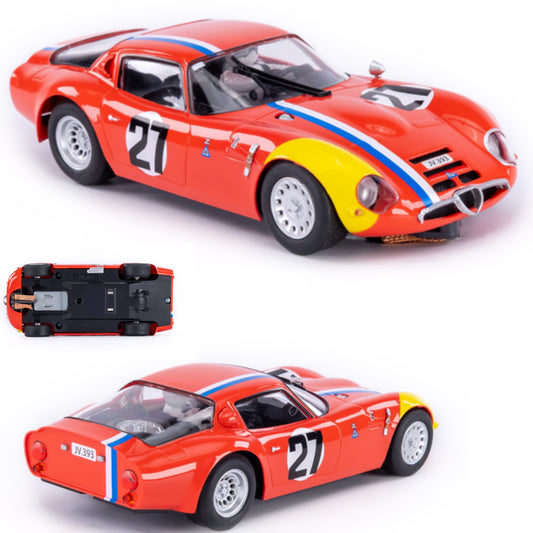 Fly A2118 Alfa Romeo TZ2 #27 1000km Misano 1967 1/32 Slot Car.
