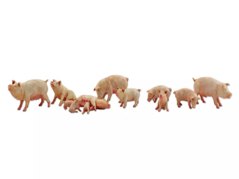 Woodland Scenics A2218 N Train Figures Yorkshire Pigs