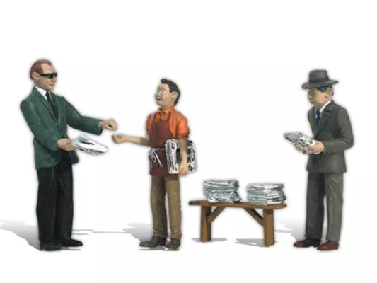 Woodland Scenics A2559 G Train Figures Ned's Newsstands