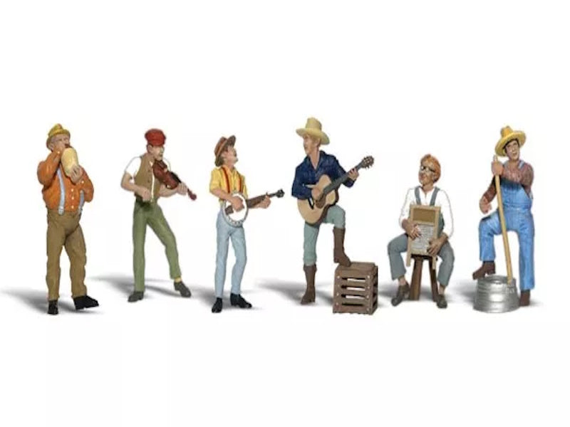 Woodland Scenics A2743 O Train Figures Jug band