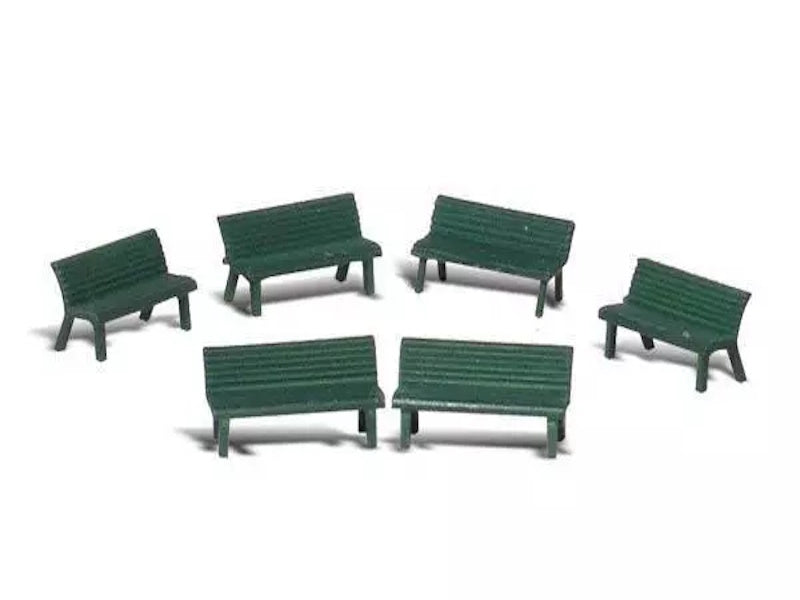 Woodland Scenics A2758 O Train Figures Park Benches