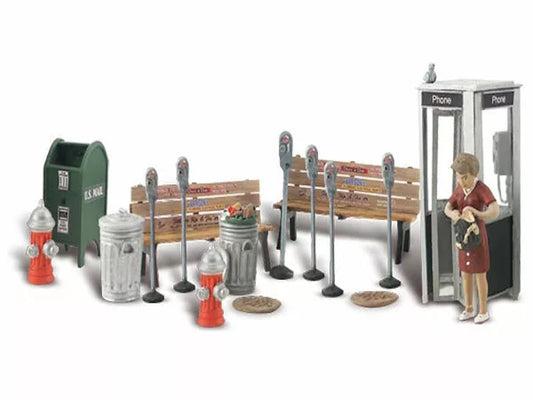 Woodland Scenics A2764 O Train Figures Street Accessories