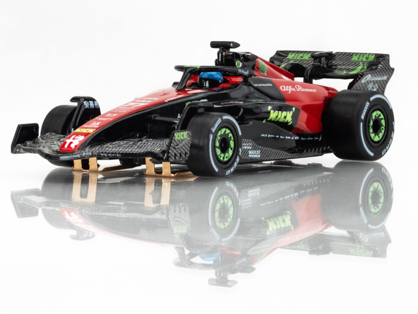 AFX 22081 Alfa Romeo F1 Spa Valtteri Bottas HO Slot Car Formula One.
