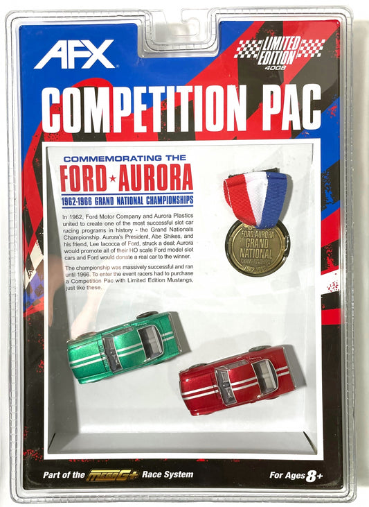 AFX 1966 Mustang Competition Pac HO Slot Car for Auto World Exclusive 22085