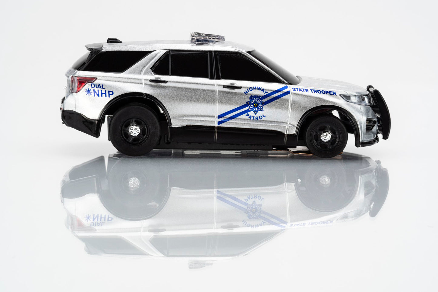 AFX 22105 Police Interceptor State Trooper Flashing Lights HO Slot Car MegaG+
