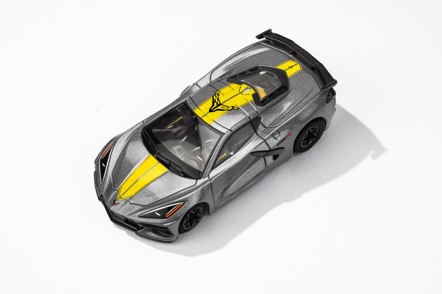 AFX 22107 Corvette C8 Hypersonic Grey 2022 HO Slot Car Mega G+ AFX22107