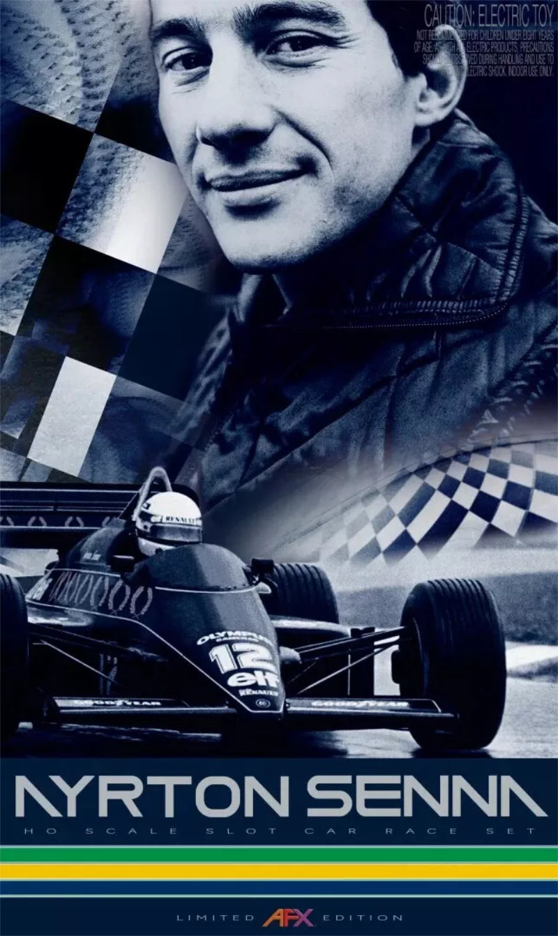 AFX Formula 1 F1 One HO Scale Slot Car Race Set 55 Feet Track for Auto World