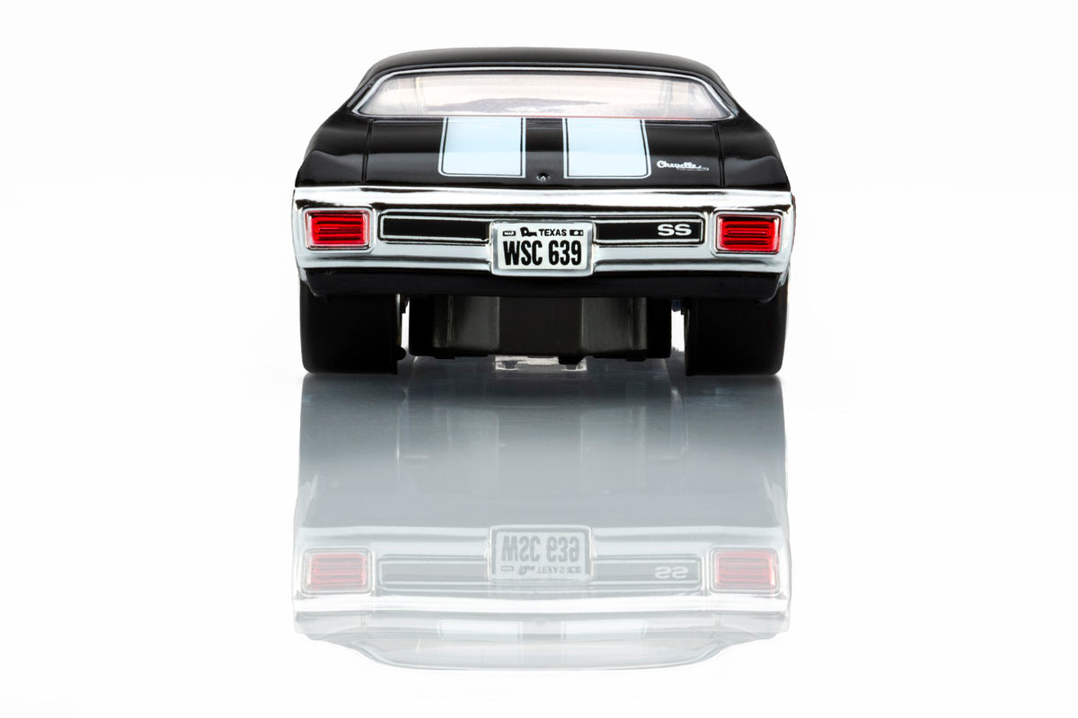 AFX 22118 1970 Chevrolet Chevelle LS6 SS 454 Black HO Slot Car Mega G+