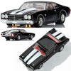AFX 22118 1970 Chevrolet Chevelle LS6 SS 454 Black HO Slot Car Mega G+