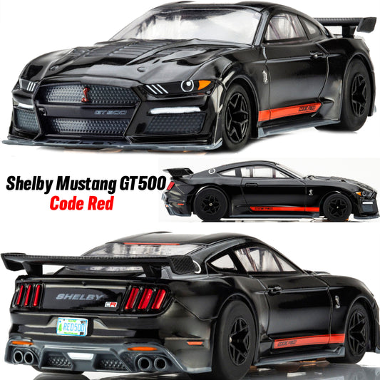 AFX 22126 Shelby Mustang GT500 Code Red HO Slot Car Mega G+