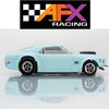 AFX 22133 1970 Mustang Boss 429 Pastel Blue HO Slot Car Mega G+