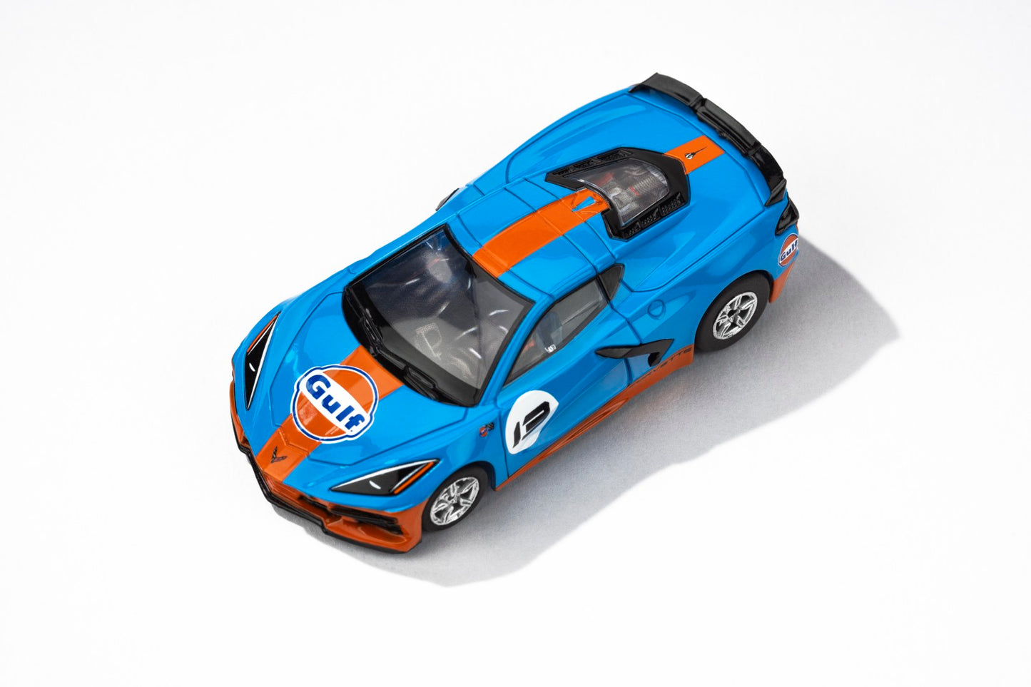 AFX 22108 2022 Corvette C8 Gulf HO Slot Car Mega G+ AFX22108