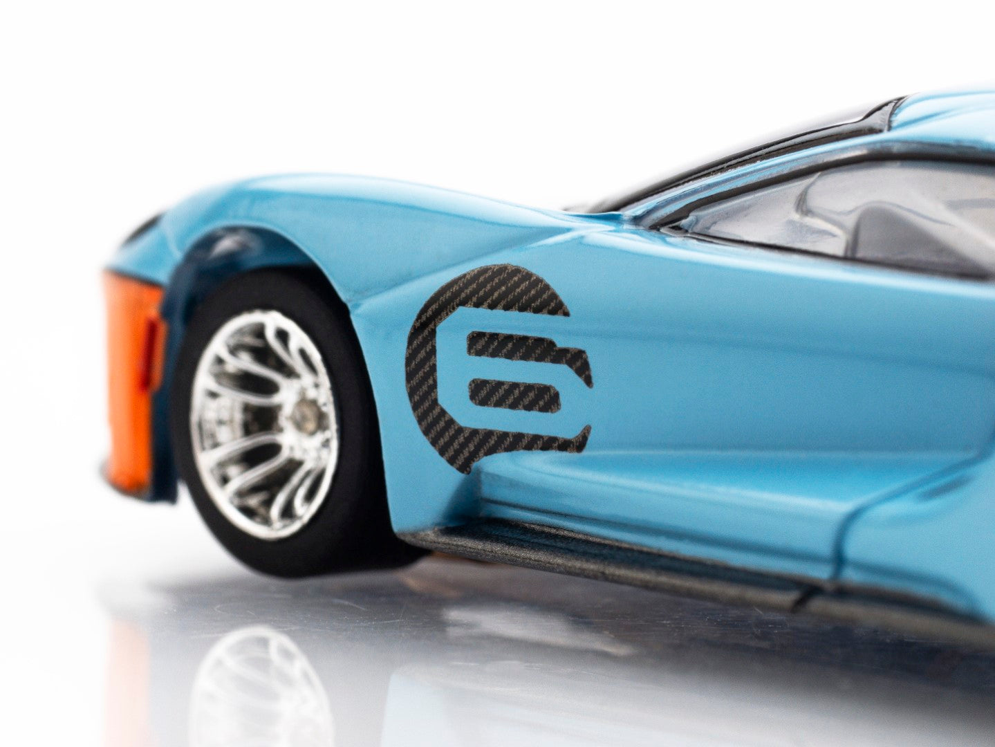 AFX 22052 Ford GT Heritage #6 Gulf HO Slot Car MegaG+ for