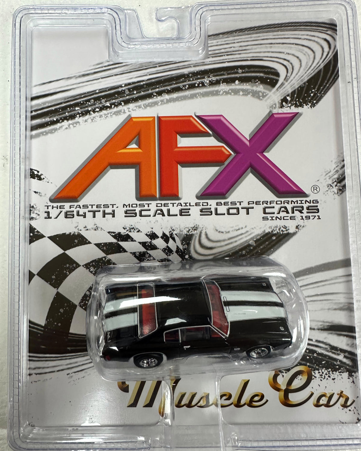 AFX 22118 1970 Chevrolet Chevelle LS6 SS 454 Black HO Slot Car Mega G+