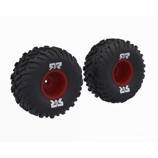 ARRMA ARA-2574 Quake dBoots Chevron Tires Red