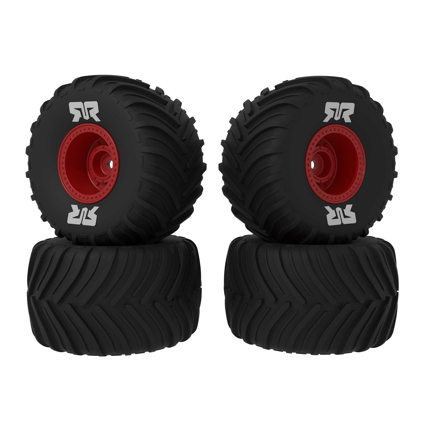 ARRMA ARA-2585 GROM dBoots Chevron Tires Red