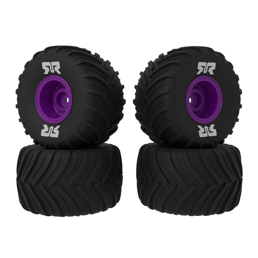 ARRMA ARA-2611 GROM dBoots Chevron Tires Purple