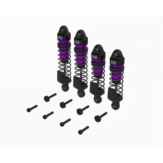 Arrma ARA-2762 Shock Set, Front/Rear Assembled, TBC cSt Oil, Purple (4Pcs): MINI