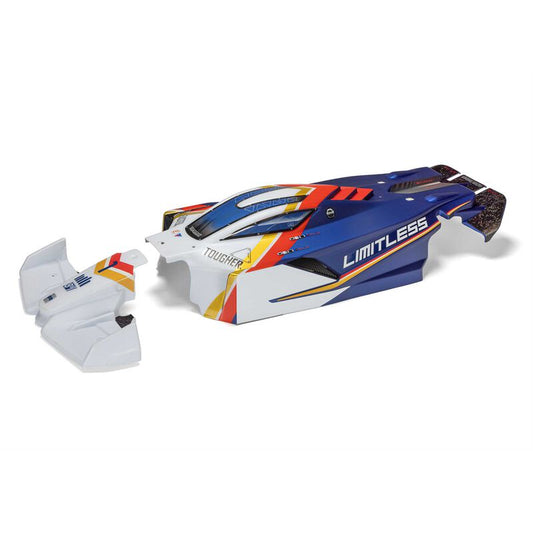 ARRMA LIMITLESS Painted Decaled Trimmed Body (White/Blue)