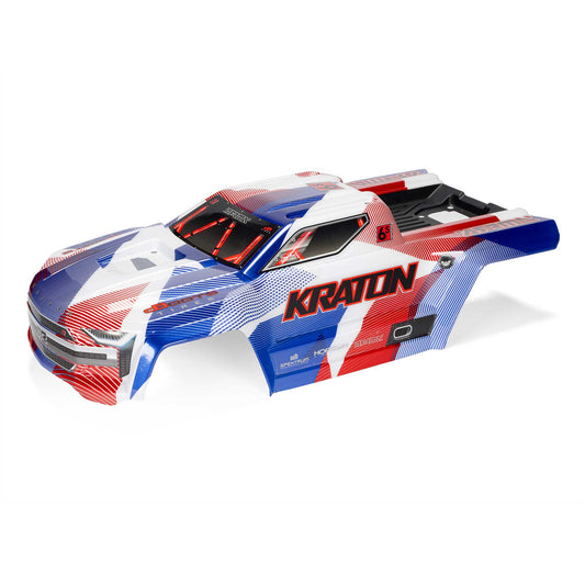 ARRMA ARA-3009 Kraton V6 Painted Body Blue/Red