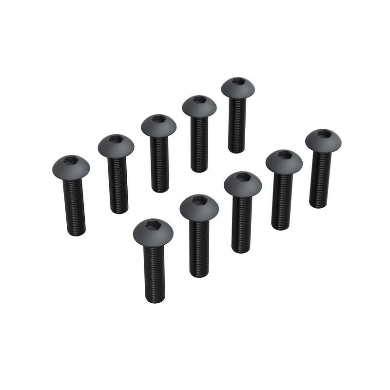 ARRMA ARA-3443 M2.5x12mm Button Head Screw With M3 Head (10)