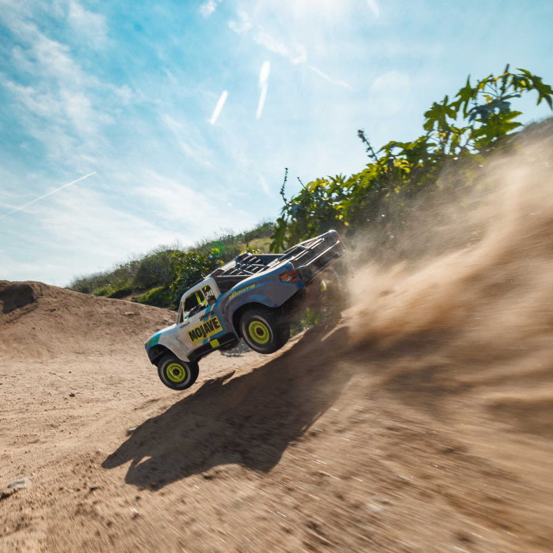 ARRMA MOJAVE GROM 4x4 SMART Small Scale Desert Truck Blue/White - ARA2104T2