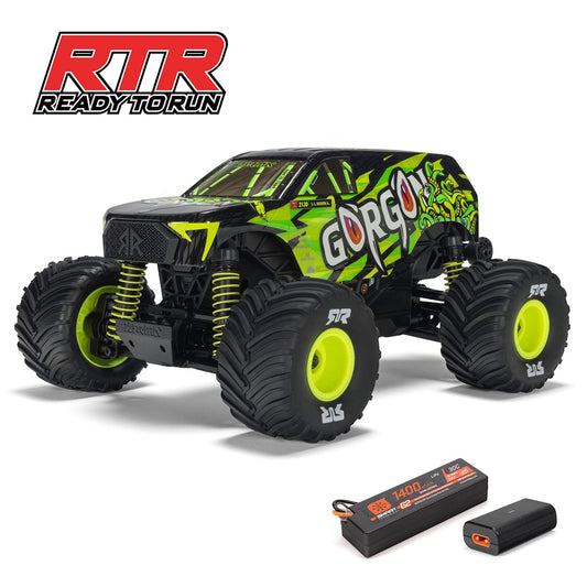 ARRMA 2130T1 [YELLOW] Gorgon Grom 4x4 1/16 Scale RTR Brushed Monster Truck