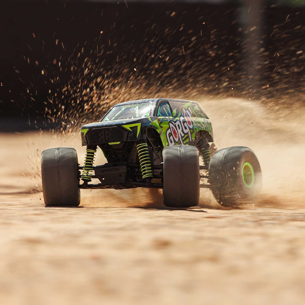 ARRMA 2130T1 [YELLOW] Gorgon Grom 4x4 1/16 Scale RTR Brushed Monster Truck