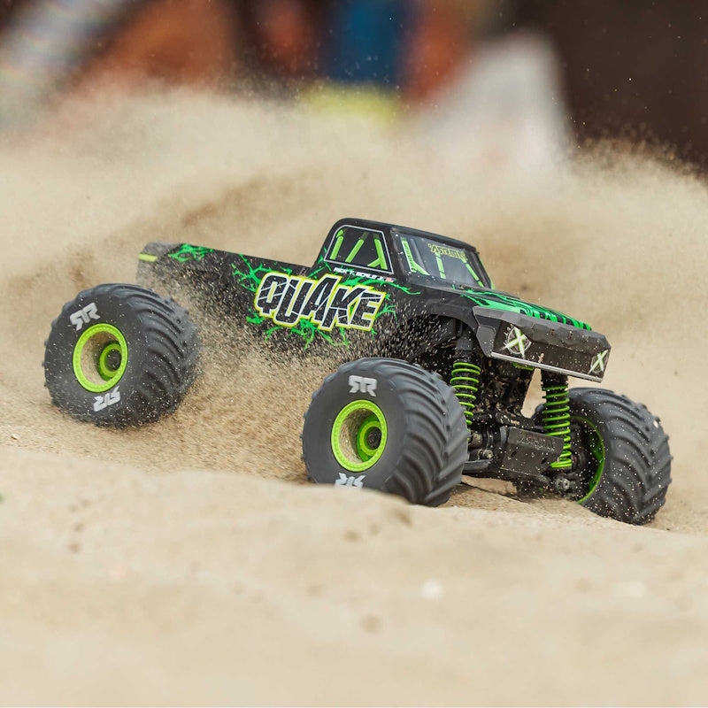 ARRMA 2137T2 [GREEN] Quake Grom 4x4 1/16 Scale RTR Brushed Monster Truck