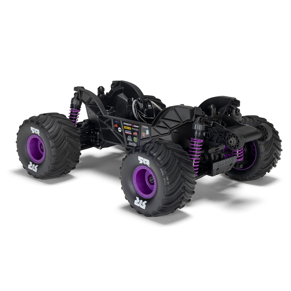 ARRMA 2137T3 [PURPLE] Quake Grom 4x4 1/16 Scale RTR Brushed Monster Truck