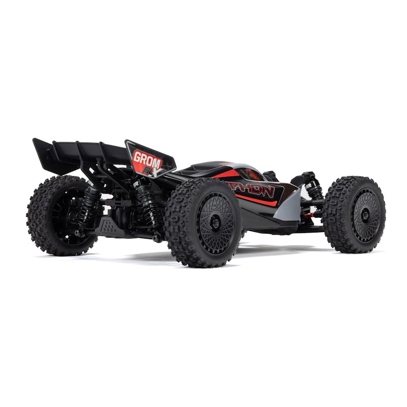 Arrma 2306T1 TYPHON GROM 223S BLX Brushless 4X4 Small Scale Buggy RTR, Silver
