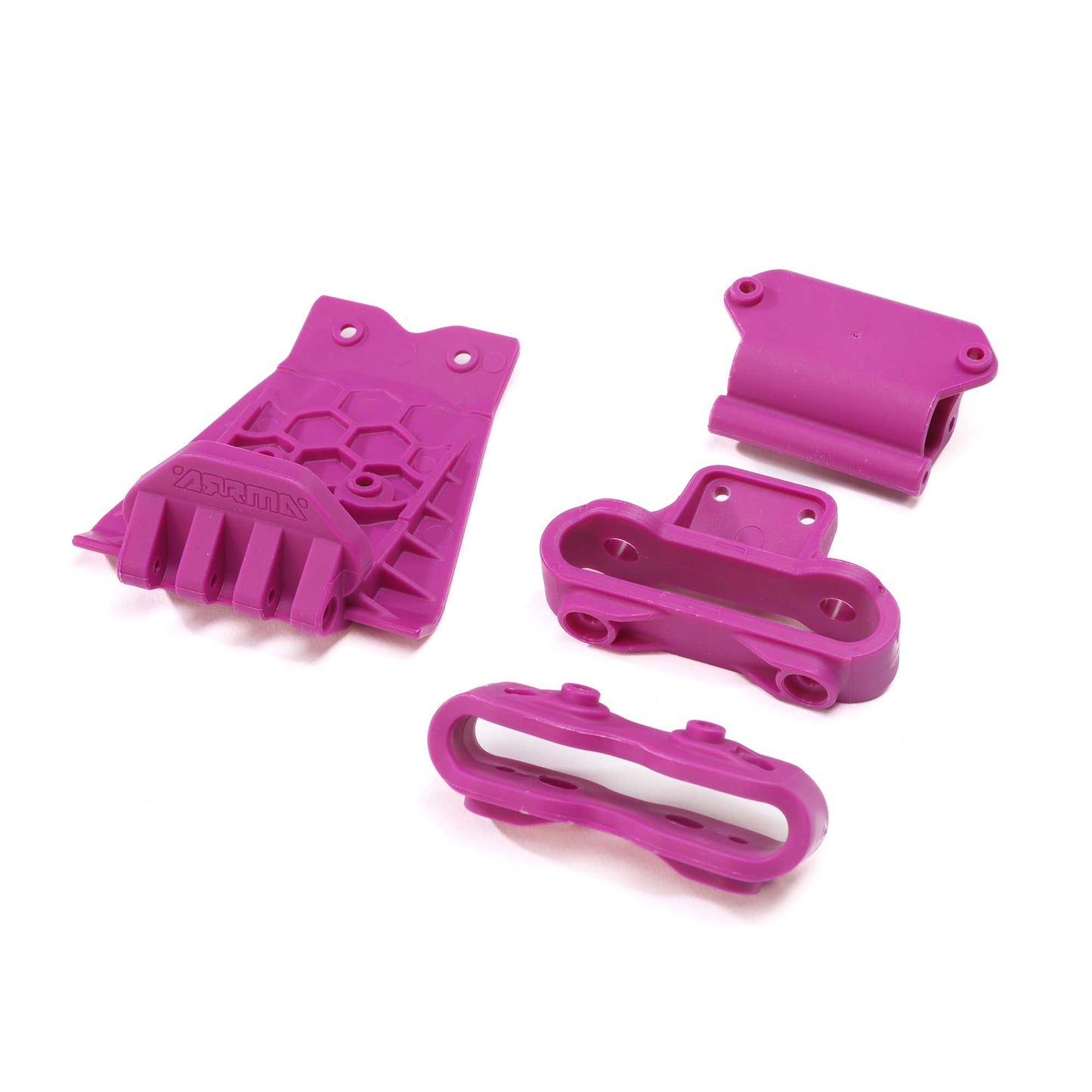 ARRMA ARA320769 Lower Skid Bumper Mount Purple