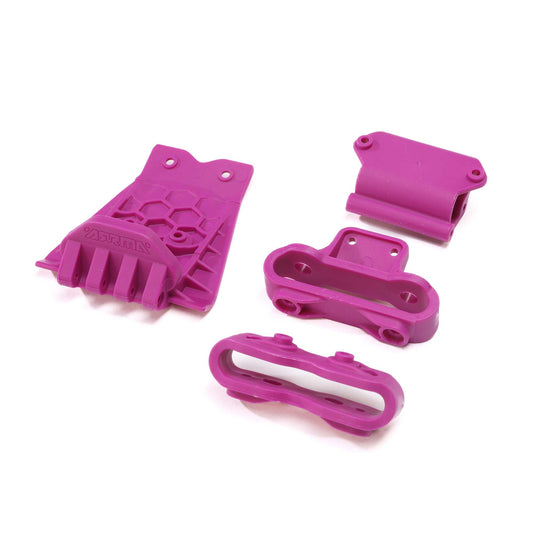 ARRMA ARA320769 Lower Skid Bumper Mount Purple