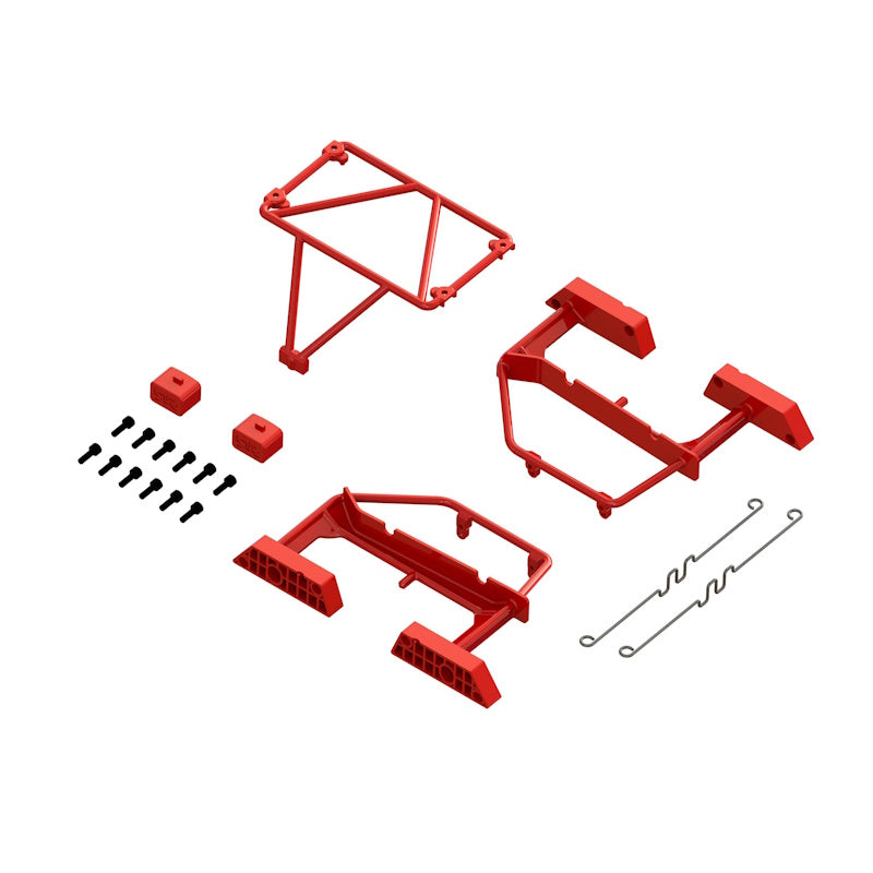 Arrma ARA320820 Desert Truck Body Roll Cage Set Red for Mojave GROM